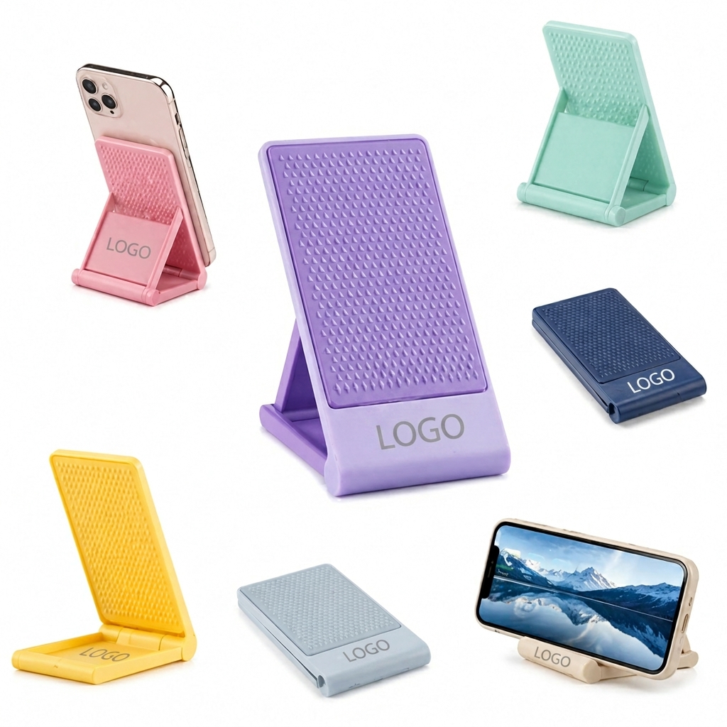 Portable Foldable Desktop Smartphone Cradle with Non-Slip Grip