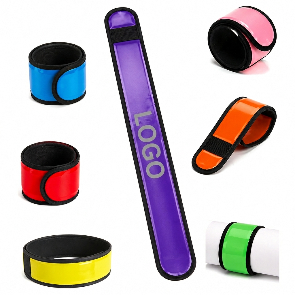 Luminous High-Visibility Reflective Wristband with Integrated Lighting