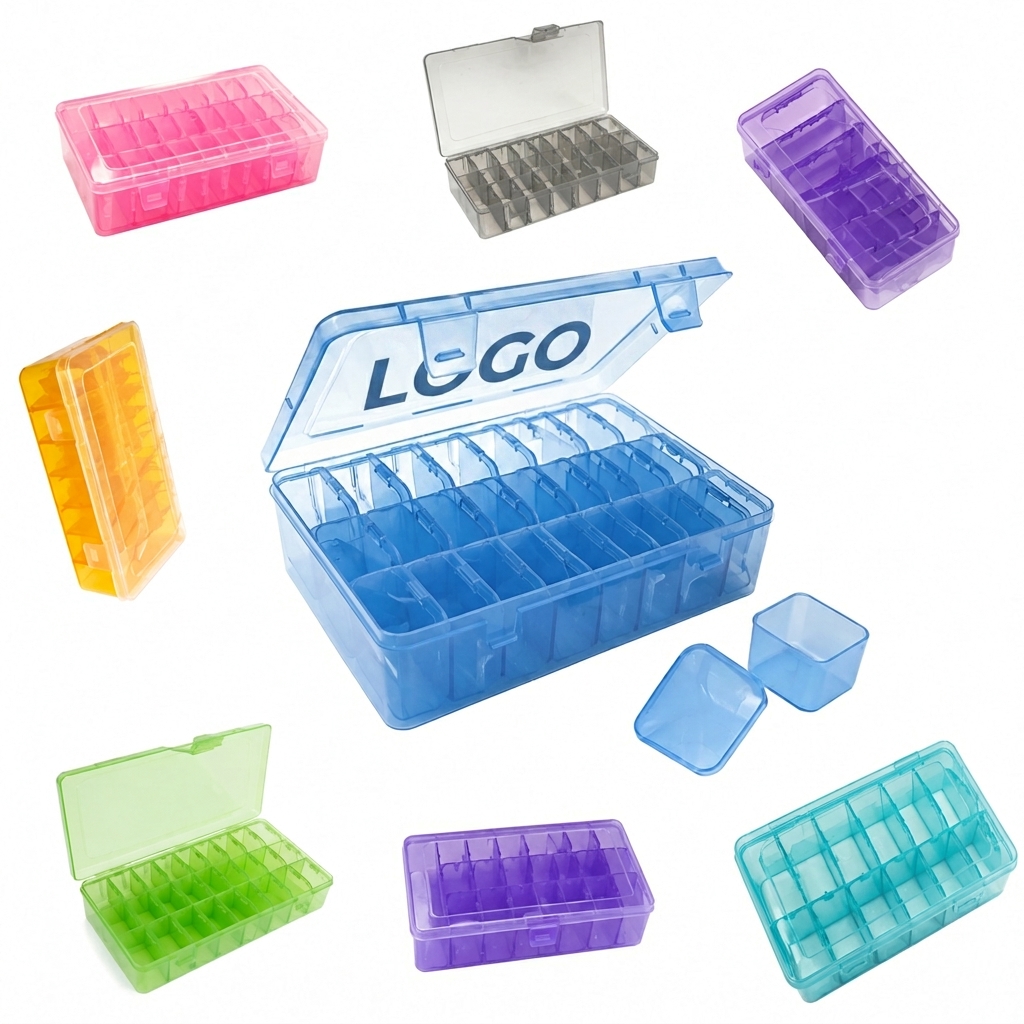 Multi-Compartment Adjustable Organizer Box