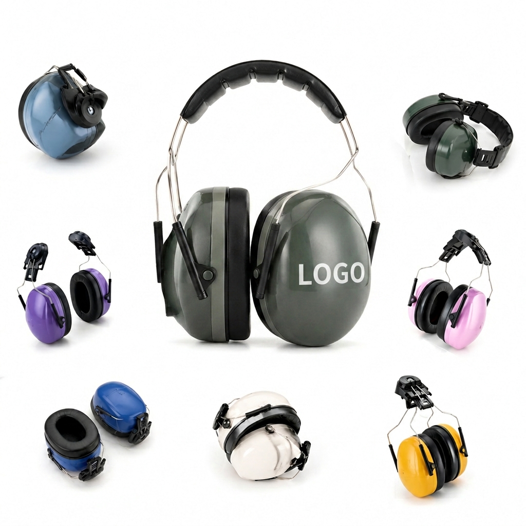 Foldable Professional Protective Earmuffs for Hearing Safety
