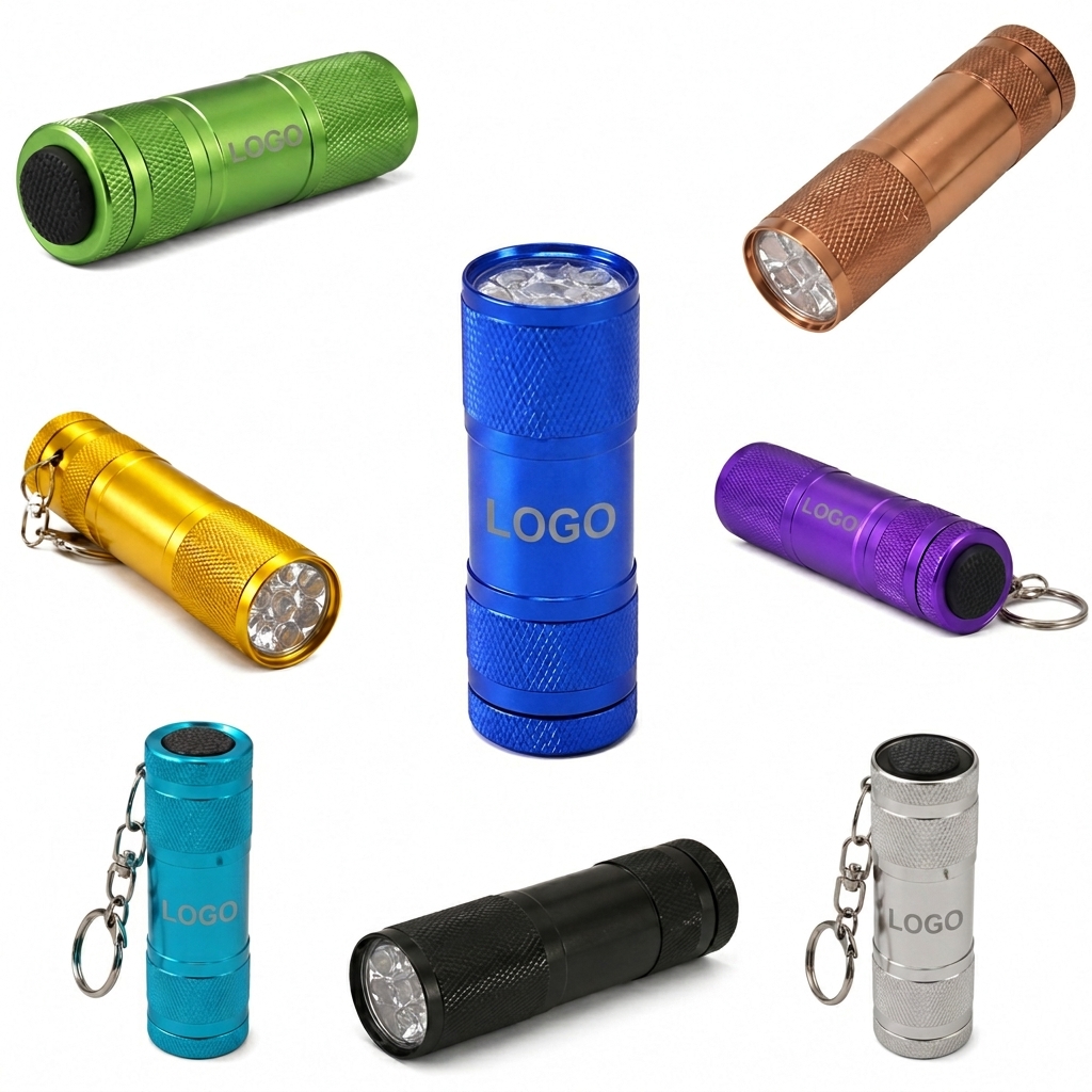 Aluminum 9-LED Portable Ultraviolet Inspection Light