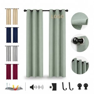 Premium Total-Darkness Blackout Drapery Set for Professional Hospitality