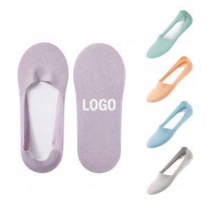 Seamless No-Show Liner Socks with Non-Slip Grip