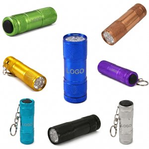 Aluminum 9-LED Portable Ultraviolet Inspection Light